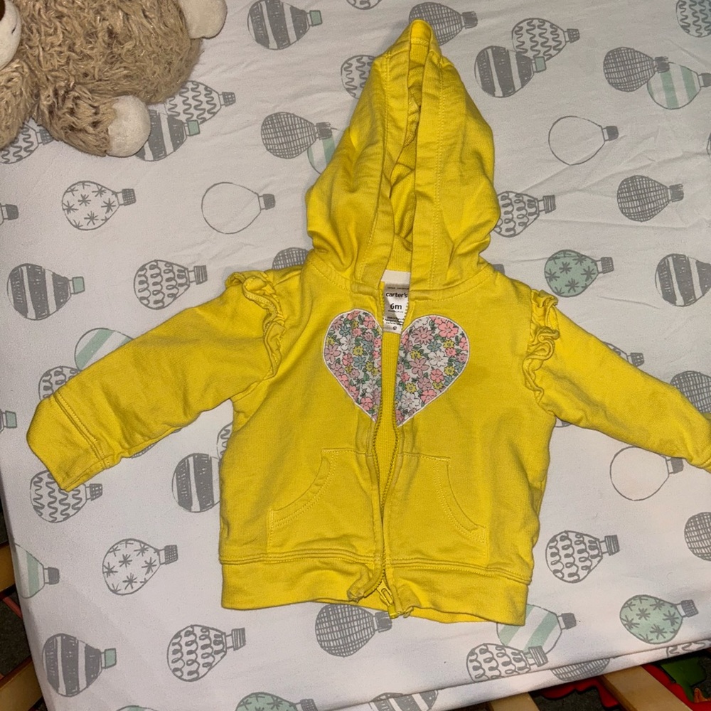 🌼2 for $5🌼 Yellow Heart Jacket